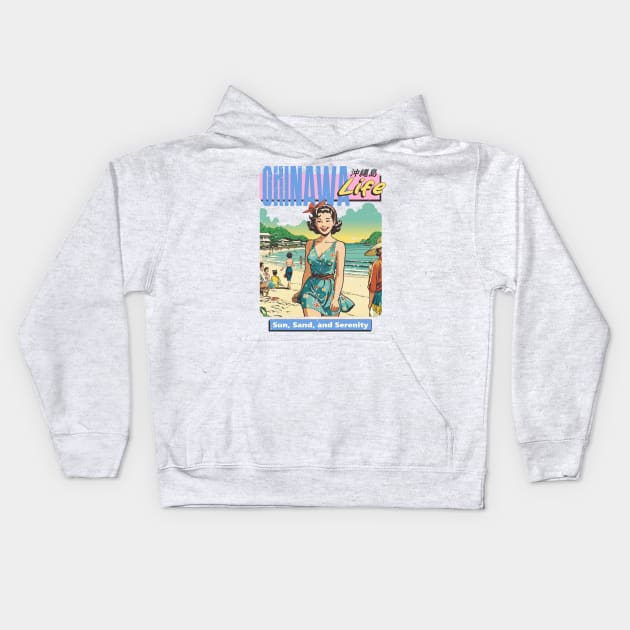 Okinawa Life Kids Hoodie by Issho Ni